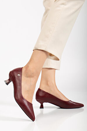 Suins Molina Model Kadın Mini Topuklu Stiletto Ayakkabı