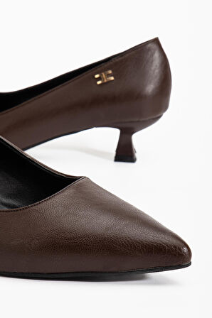 Suins Molina Model Kadın Mini Topuklu Stiletto Ayakkabı
