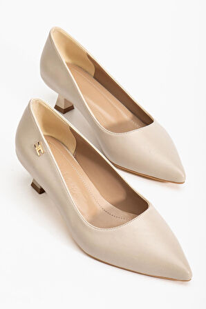 Suins Molina Model Kadın Mini Topuklu Stiletto Ayakkabı