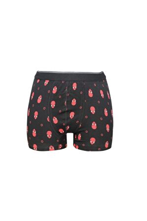 Erkek Çocuk Renkli Pamuklu Lüx Boxer 5'li