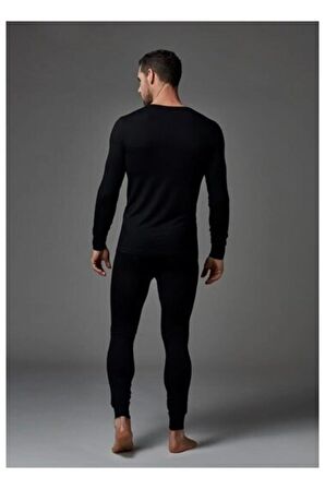 Feelline Erkek Siyah Termal Alt Üst Takım