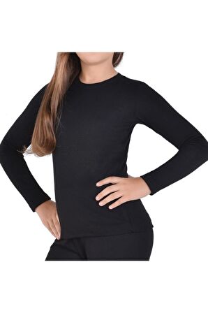 Kız Çocuk Termal Fanila Içlik Siyah