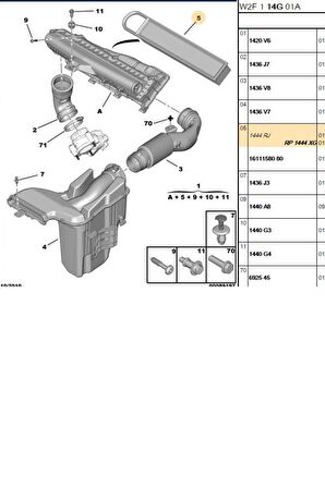 Hava Filtresi 207 3008 308 C3 C4