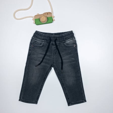 Momikon Erkek Çocuk Beli Lastikli Jean Pantolon