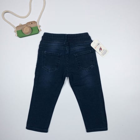 Momikon Erkek Çocuk Beli Lastikli Jean Pantolon