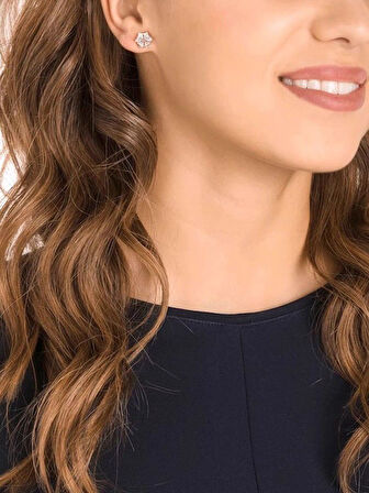 Monemel Rose Yıldız  Küpe (Altın Kaplama)