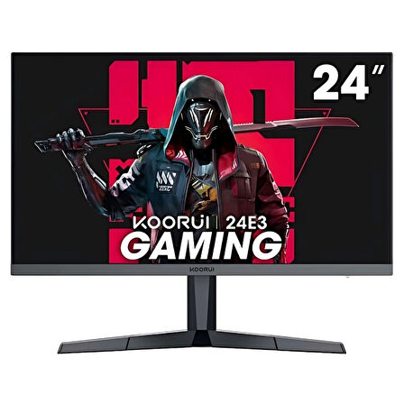 Koorui 23.8" 24E3 IPS 1ms 165Hz HDMI, DisplayPort AdaptiveSync VESA 1080p Gaming Siyah Monitör