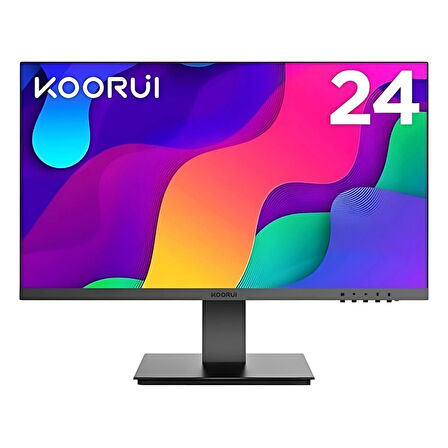 Koorui 23.8" 24N1 IPS 5ms 75Hz HDMI, VGA VESA 1080p Gaming Siyah Monitör