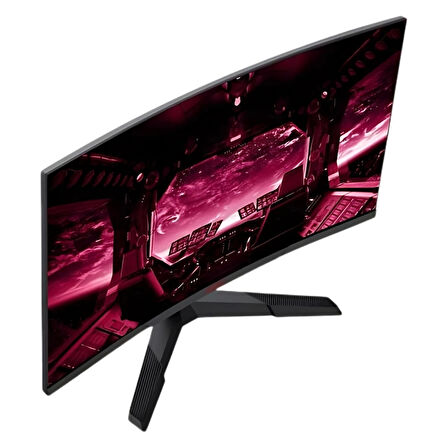 Koorui 27" 27E6QC Curved VA Panel 1ms 144Hz HDMI, DisplayPort FreeSync QHD VESA Gaming Siyah Monitör