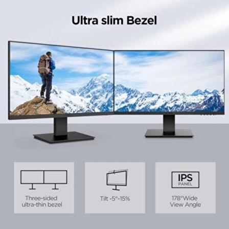 Koorui 27" 27N1 IPS 5ms 75Hz VGA, HDMI, VESA 1080p Monitör