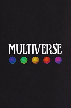 Multiverse Unisex Siyah Oversize T-Shirt - Özgün Baskı ve Geniş Kesim