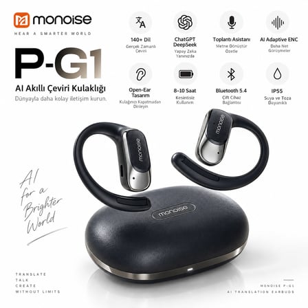 MONOISE P-G1 AI Akıllı Çeviri Kulaklığı