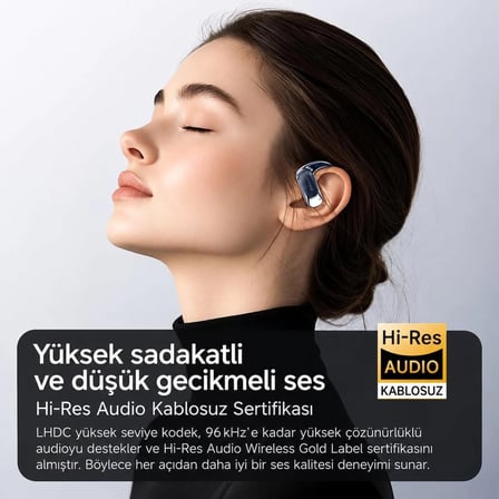MONOISE P-G2 AI Çeviri Kulaklığı 140+ Dil Bluetooth 5.4 ENC Open Ear Kablosuz Kulaklık