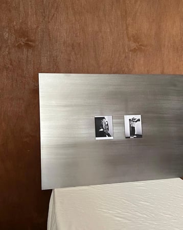 Paslanmaz Çelik Moodboard / Anı Panosu / Manifesting Board / Tasarım Çerçevesi / Zihin Sarayı