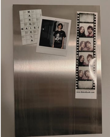 Paslanmaz Çelik Moodboard / Anı Panosu / Manifesting Board / Tasarım Çerçevesi / Zihin Sarayı