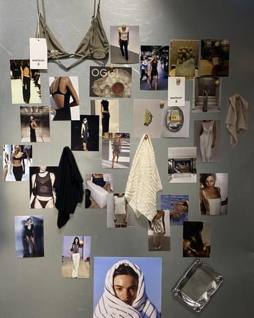 Paslanmaz Çelik Moodboard / Anı Panosu / Manifesting Board / Tasarım Çerçevesi / Zihin Sarayı
