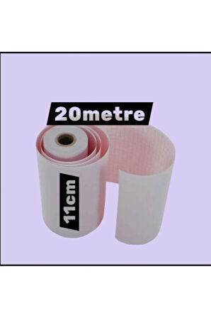 ECG EKG Termal Isıya Duyarlı Kalın Gramajlı ECG EKG Kağıdı 11cm - 20metre 10 Adet Rulo