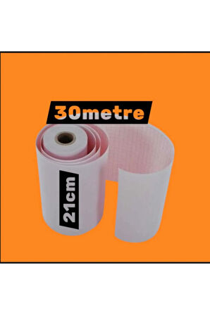 ECG EKG Termal Isıya Duyarlı Kalın Gramajlı ECG EKG Kağıdı 21cm - 30metre 10 Adet Rulo