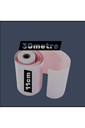 ECG EKG Termal Isıya Duyarlı Kalın Gramajlı ECG EKG Kağıdı 11cm - 30metre 10 Adet Rulo