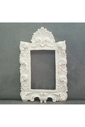 Yaprak Kabartmalı 23cm Çerçeve Silikon Kalıp K-1001