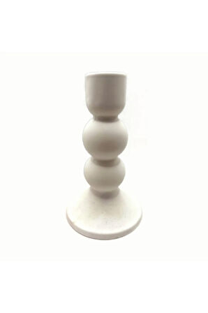 Boğumlu 15cm Şamdan Mumluk Silikon Kalıp K-1353