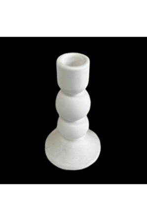Boğumlu 15cm Şamdan Mumluk Silikon Kalıp K-1353