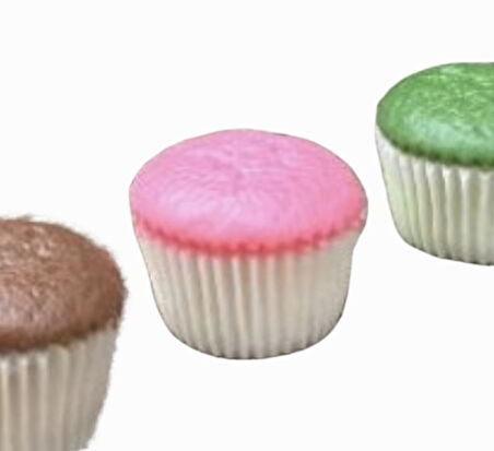 4cm Mini Cupcake Silikon Kalıp K-1373, Kokulu Taş Sabun Alçı Mum Kalıbı