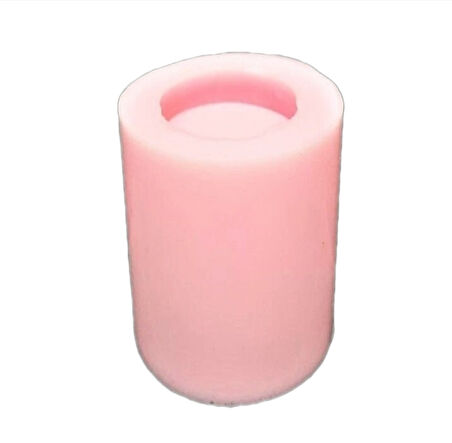 Kare Saksıda 3 Boyutlu 10,8cm  Çiçekli Kaktüs Silikon Kalıp K-1386