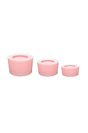 3'lü 3 Boy Mini Bal Kabağı Kabak Silikon Kalıp K-1399, Kokulu Taş Sabun Alçı Mum Kalıbı