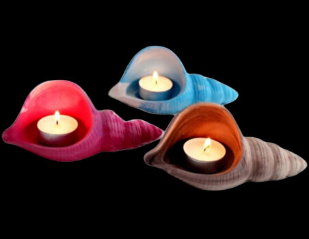 Mumluk Istiridye Deniz Kabuğu 16 Cm Midye Silikon Kalıp K-154