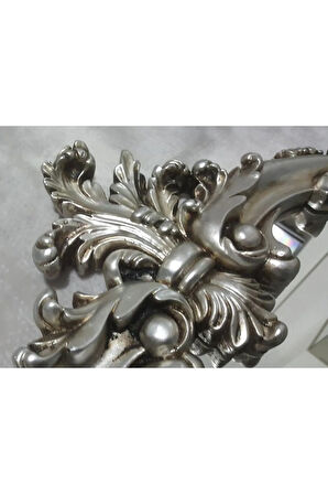 Yaprak Ve Sarmaşık Kabartmalı 57cm Büyük Kalp Çerçeve Silikon Kalıp K-608