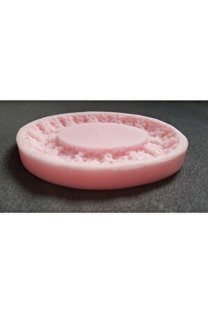 Yaprak Kabartmalı 25cm Çerçeve Silikon Kalıp K-807
