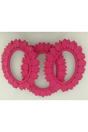 Yaprak Kabartmalı 25cm Çerçeve Silikon Kalıp K-807