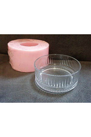 9cm Saksı, Mumluk Silikon Kalıp K-813