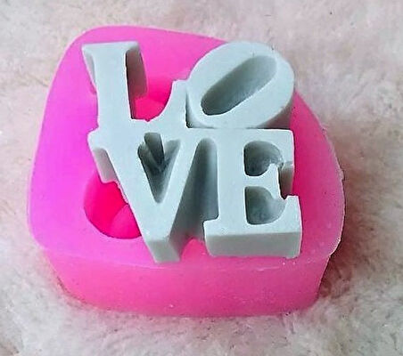 Love Yazısı Silikon Kalıp K-921