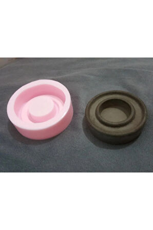 7cm Yuvarlak Mumluk, Tütsülük Silikon Kalıp K-973