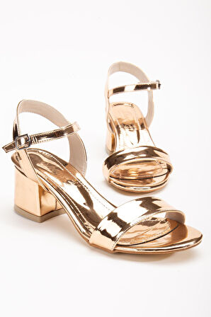 Suins Morte Kadın Aynalı Orta Topuklu Tek Bantlı Abiye Ayakkabı