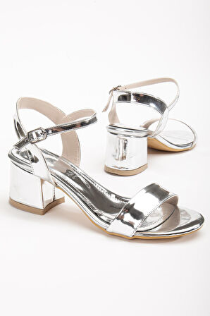 Suins Morte Kadın Aynalı Orta Topuklu Tek Bantlı Abiye Ayakkabı