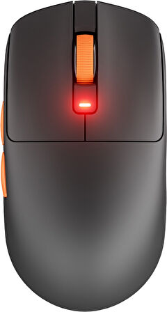 Royal Kludge M30 Siyah-Turuncu 1K Hz Kablosuz Gaming Mouse 12.000 DPI