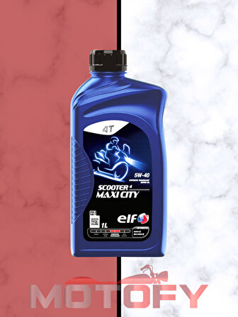 ELF SCOOTER 4 MAXI CITY 5W-40 SENTETİK MOTOSİKLET YAĞI