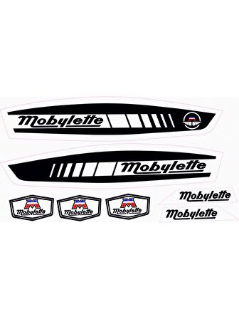 MOBYLETTE SÜPER 52 YAZI SETİ SİYAH 