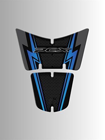 Pcx 2014-2017 Tank Pad Siyah-mavi