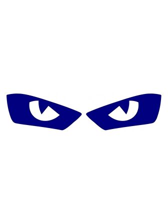 R25 FAR FİLMİ GÖZLÜ MODEL LACİVERT STİCKER - ETİKET