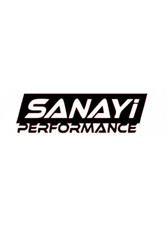 SANAYİ PERFORMANCE SİYAH 20x6cm- ETİKET - STİCKER