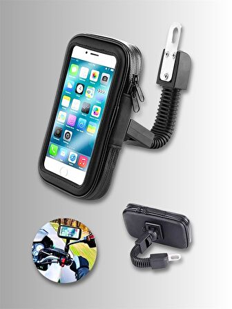 5-6,5 INC AYNA BAĞLANTILI TELEFON TUTUCU - SU GEÇİRMEZ YÜKSEK KALİTELİ