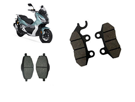 Rks Freccia 150 Ön - Arka Fren Disk Balatası Takımı
