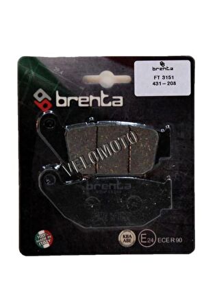 Honda CBR 125 2011 ve Sonrası Arka Fren Organik 1 Takım Balata  Brenta