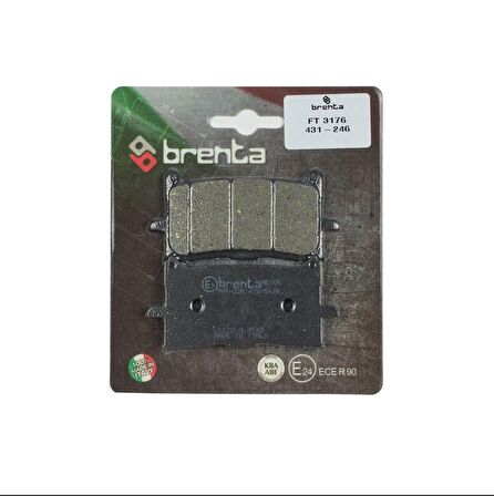 Honda Crf 1000 L Africa Twin Ön Fren Organik 1 Takım Balata  Brenta