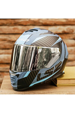 Storm 2 Racer Mat Mavi Kask