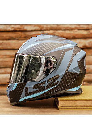 Storm 2 Racer Mat Mavi Kask